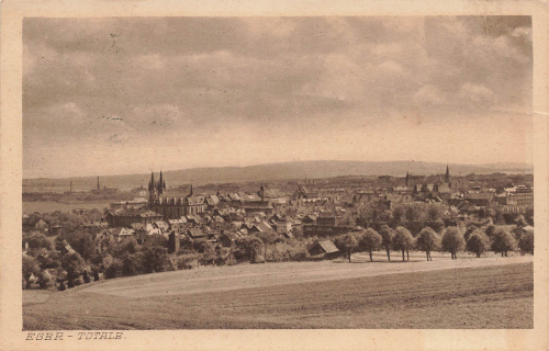 Eger Sudetengau Böhmen Cheb o 1926
