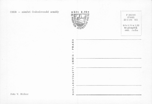 Eger Böhmen Cheb * um 1970