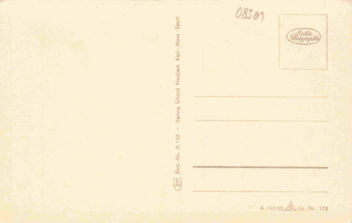 Eibenstock Erzgebirge Totalansicht * 1955