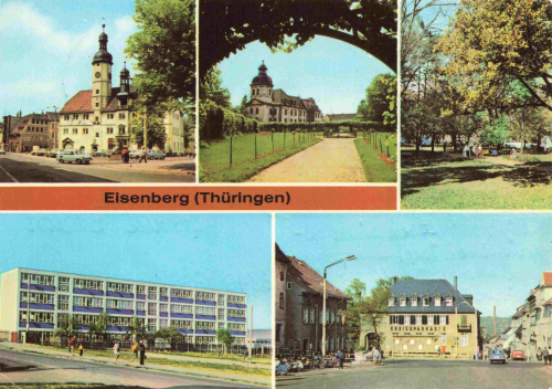 Eisenberg Thüringen Mehrbildkarte o 1983