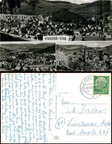 57080 Eiserfeld Sieg o 5.11.1958