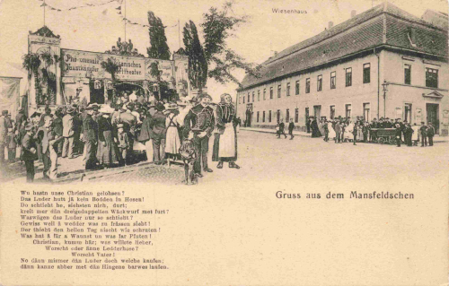 Eisleben Wiesenhaus Theater * um 1910