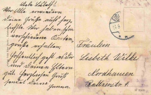 Eisleben Schönerstedtstrasse o um 1910
