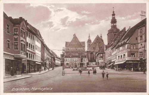 Eisleben Marktplatz * um 1930
