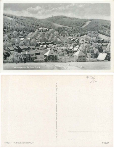 98716 Elgersburg im Winter * ca. 1957