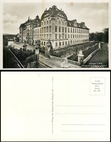 Ellingen Bayern Schloss * ca. 1930