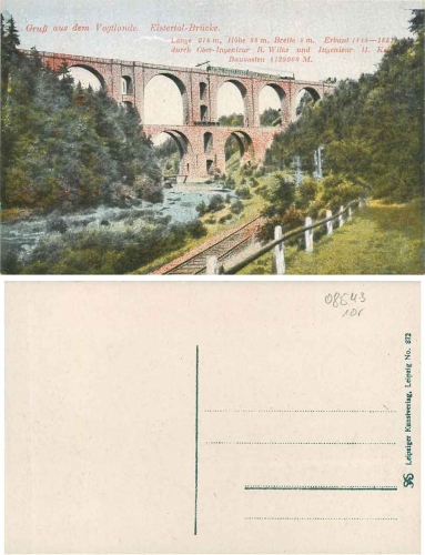 Plauen Vogtland Elstertalbrücke  *ca. 1920