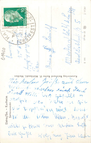 01920 Elstra Sachsen Kurheim o 1962