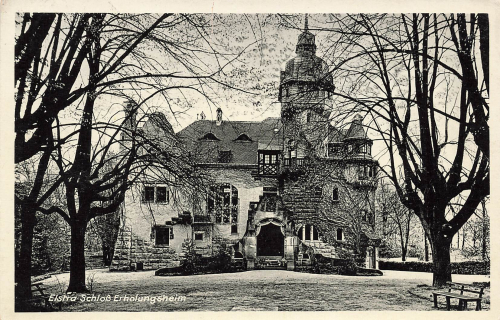 01920 Elstra Sachsen Schloss Erholungsheim o 1937