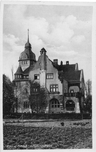 01920 Elstra Sachsen Schloss Erholungsheim o 1937