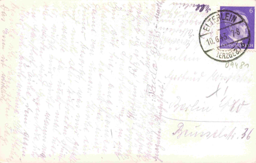 Elterlein Erzgebirge Totalansicht o 1943