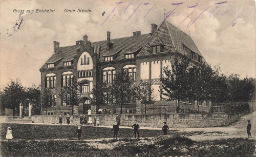 Enkheim Frankfurt Neue Schule o 3.5.1914