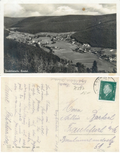 Enzklösterle Enztal o 10.8.1929