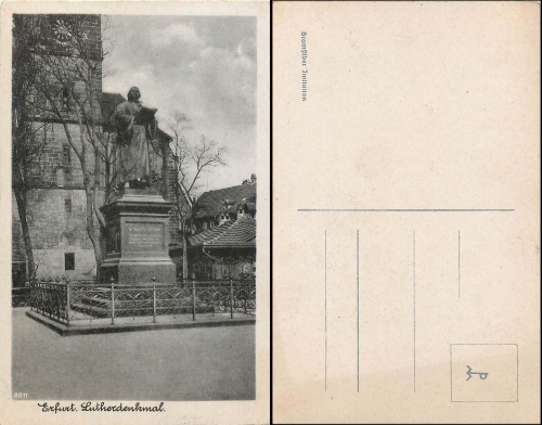 Erfurt Lutherdenkmal, * ca.1940