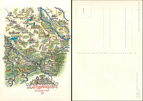 Alfred Hoppe 8041 Erzgebirge western part IV *1964