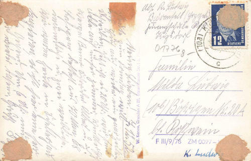 01773 Baerenfels Erzgebirge o 1952