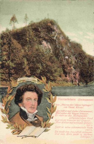 Harrasfelsen Zschopautal Theodor Körner gebraucht 1910