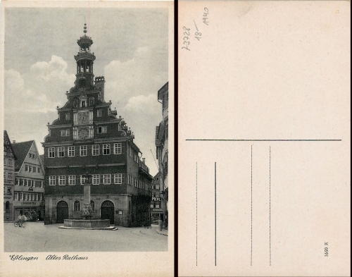 73728 Esslingen Altes Rathaus *ca. 1940