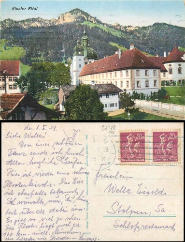 82488 Ettal, Kloster o 03.05.1923