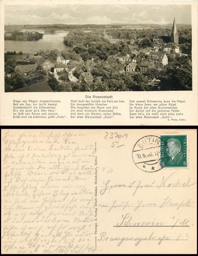 Eutin mit Gedicht o 10.6.30