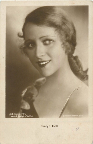 Evelyn Holt, phot. Cicero- Film