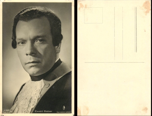 Ewald Balser, Ross Verlag, Nr. A 3132/1