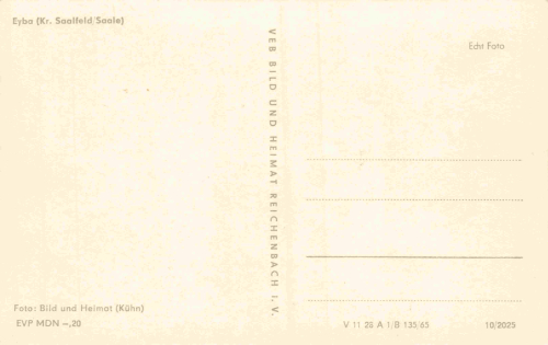 Eyba Saalfeld Thüringen * 1965