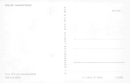 Eyba Saalfeld Thüringen * 1965