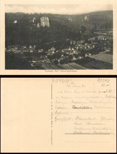 73312 Eybach Geislingen gebr. 1924