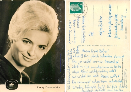 Fanny Damaschke, Foto: Deutscher Fernsehfunk, G6139