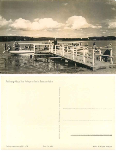 17258 Feldberg Haus See Pier for the boat tour *1961 Hanich0604