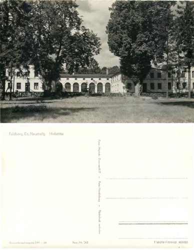 17258 Feldberg Kreis Neustrelitz Heilstaette *1959 Hanich0261