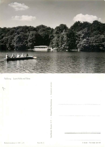 17258 Feldberg Luzinhalle mit Fähre *1963