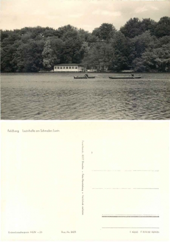 17258 Feldberg Mecklenburg Luzinhalle am schmalen Luzin *1965 Hanich1625