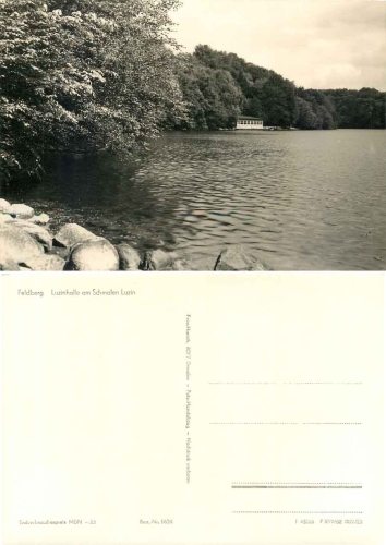 17258 Feldberg Mecklenburg Luzinhalle am Schmalen Luzin *1965 Hanich1626