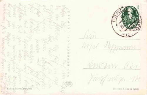 Ferch am Schwielowsee alte Ansichtskarte o 1957