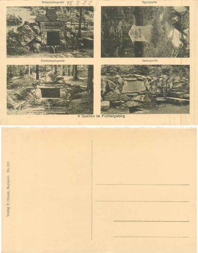 95632 Wunsiedel Quellen im Fichtelgebirg * um 1920