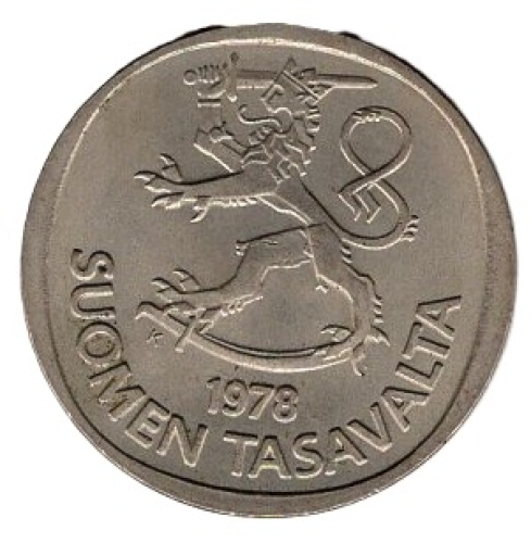 Finland 1 Markka 1978 SUOMEN TASAVALTA
