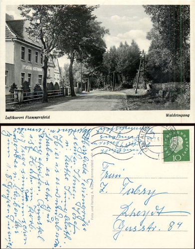 57632 Flammersfeld Pension Hoffmann o 20.7.1960