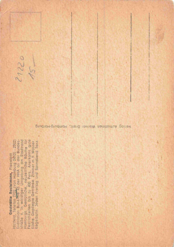 21220 Fleestedt Gasthaus Bostelmann * um 1950