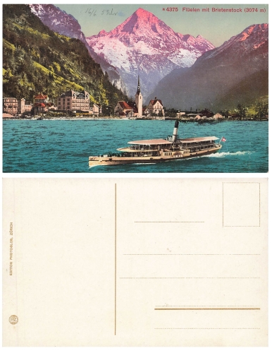 Flüelen mit Birkenstock *ca.1920
