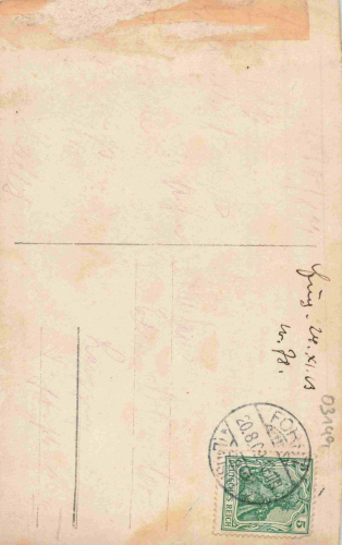 Forst (Lausitz) Imperial German Customs Office real photo postcard, c. 1909