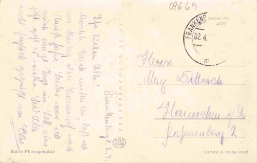 Frankenberg Sachsen Jugenwerkhof Erst Schneller Sachsenburg o 1954