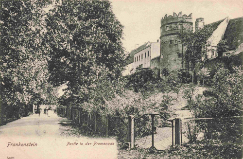 Frankenstein Sachsen Oederan Promenade * um 1900