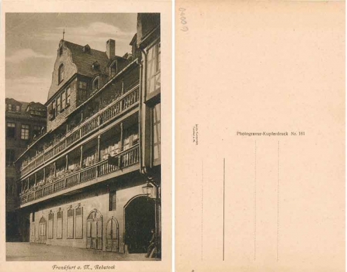 Frankfurt Main Rebstock * ca. 1925