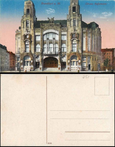Frankfurt Main Circus Albert Schumann *around 1920