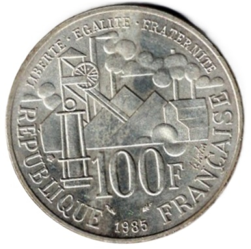 Frankreich 100 Francs 1985 Emil Zola Germinal