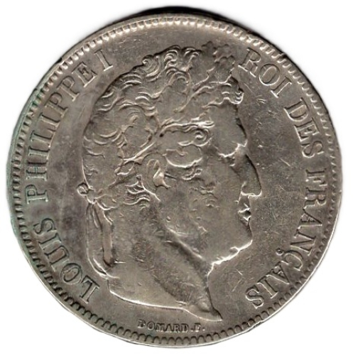 Frankreich 5 Francs 1841 W (Lille) Louis-Philippe 