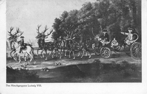 France King Louis VIII deer team carriage o 1932