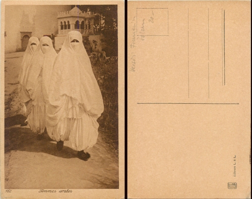 Frauen im Islam Arabien 3 verschleierte Frauen *ca.1930